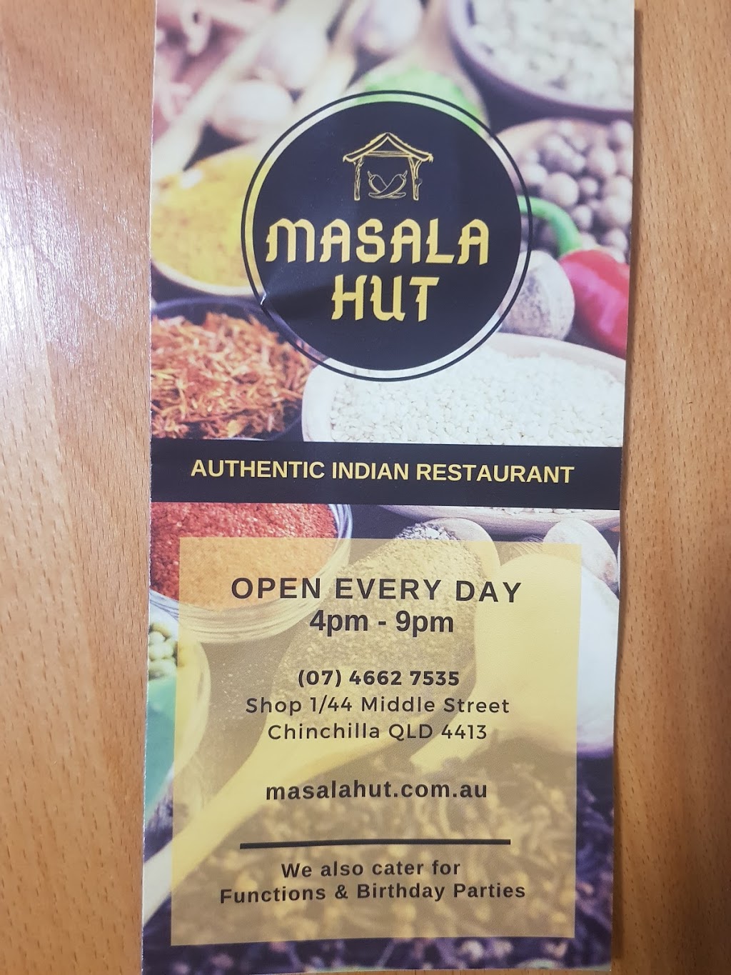 Masala Hut | restaurant | 4-6/44 Middle St, Chinchilla QLD 4413, Australia | 0746627535 OR +61 7 4662 7535