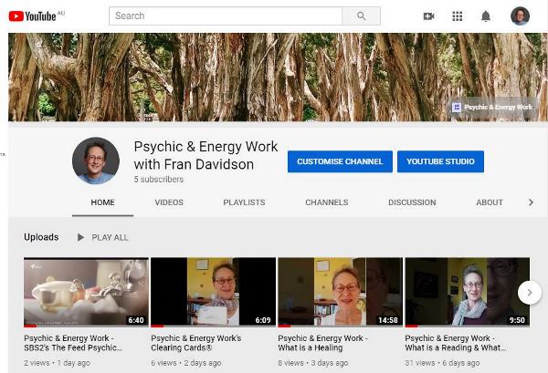 Psychic & Energy Work with Fran Davidson | 2/59 Ramsay St, Haberfield NSW 2045, Australia | Phone: 0413 525 114