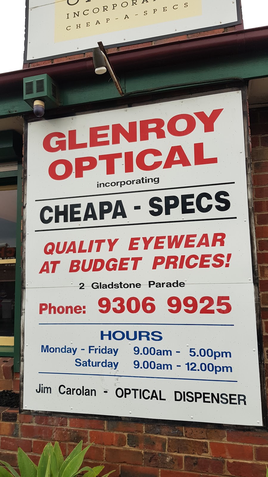 Glenroy Optical | health | 2 Gladstone Parade, Glenroy VIC 3046, Australia | 0393069925 OR +61 3 9306 9925