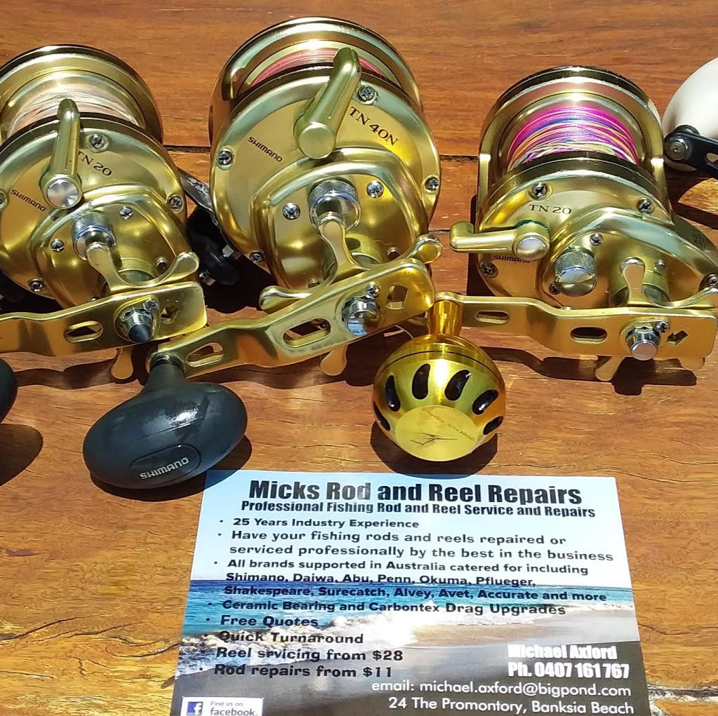 Micks Rod and Reel Repairs | store | 24 The Promontory, Banksia Beach QLD 4507, Australia | 0407161767 OR +61 407 161 767
