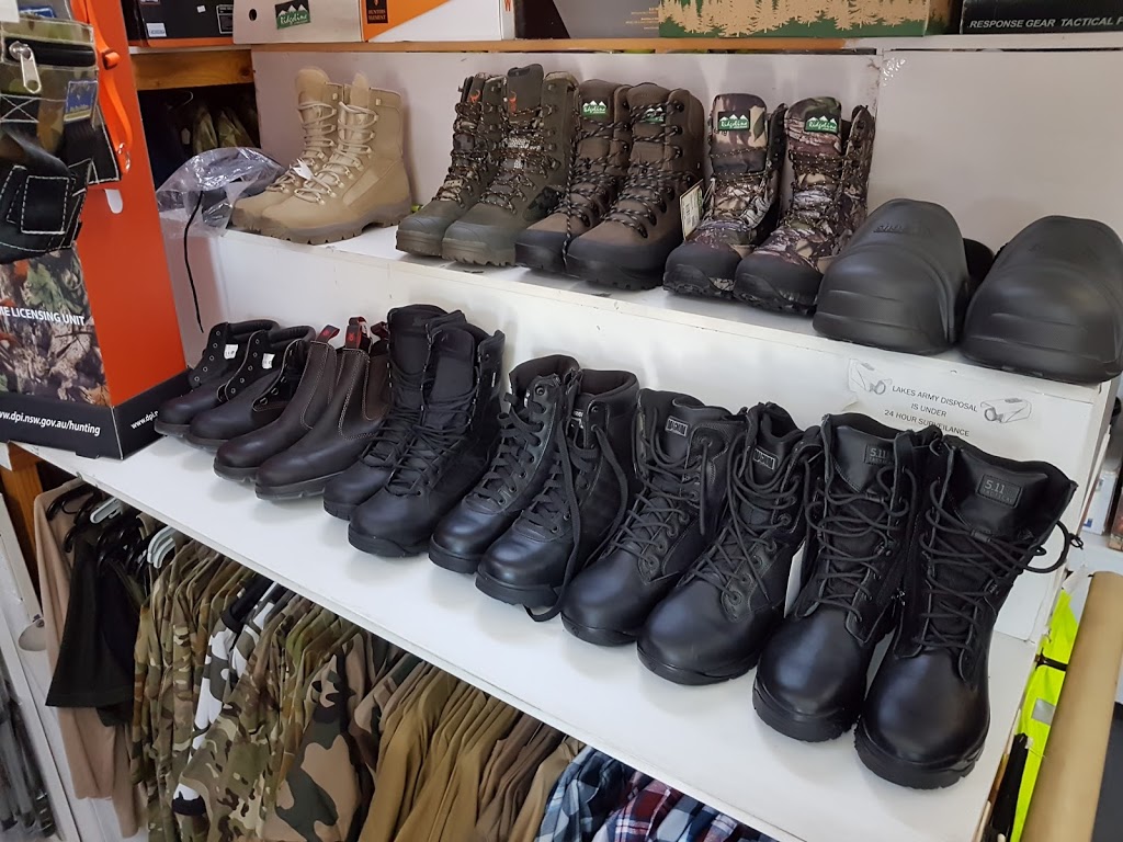 Lakes Army Disposal | shoe store | 23 Main Rd, Boolaroo NSW 2284, Australia | 0249658460 OR +61 2 4965 8460