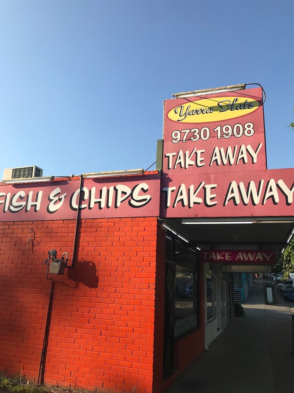 Yarra Flats Fish & Chips | cafe | 7 Bell St, Yarra Glen VIC 3775, Australia | 0397301908 OR +61 3 9730 1908