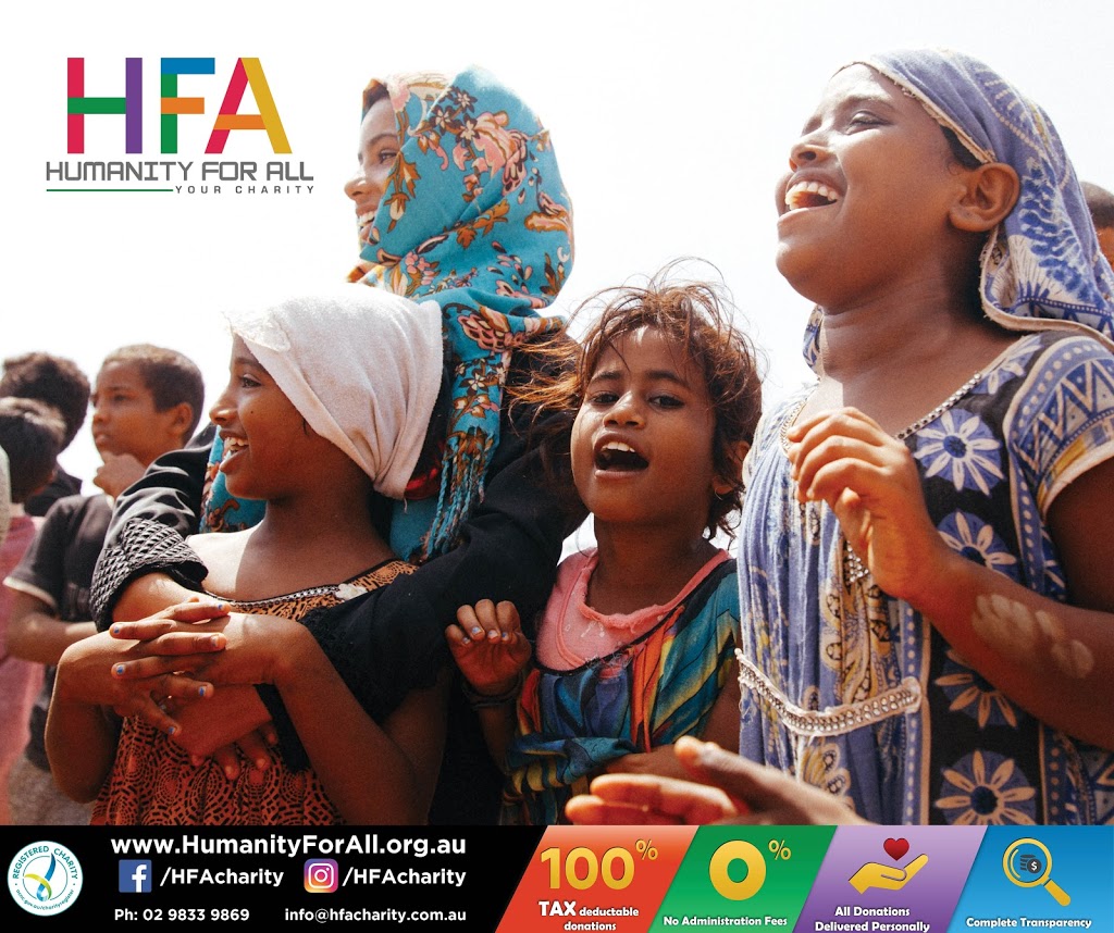 Humanity For All (HFA) - NGO Charity | Unit 1/67 Sydney St, St Marys NSW 2760, Australia | Phone: (02) 9833 9869