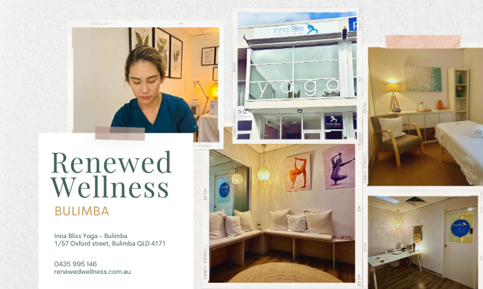 Renewed Wellness - Remedial Massage Bulimba | 1/57 Oxford St, Bulimba QLD 4171, Australia | Phone: 0435 995 146