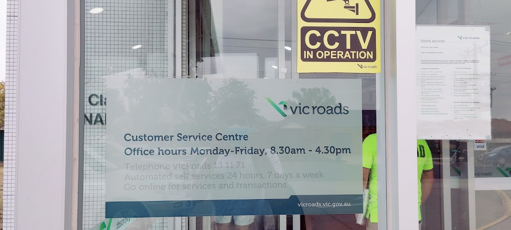 VicRoads - Benalla Customer Service Centre | local government office | 50-52 Clarke St, Benalla VIC 3672, Australia | 131171 OR +61 131171