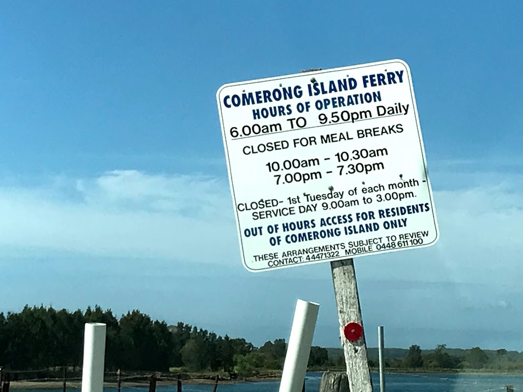 Comerong Island Ferry |  | Berrys Canal, Numbaa NSW 2540, Australia | 0448611100 OR +61 448 611 100