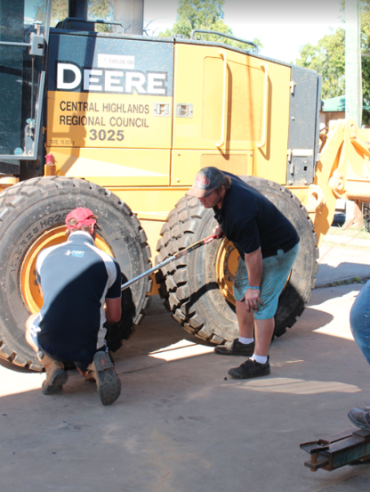 Outback Tyres - Tilt Tray - Dingo & Crane Hire | 76 S Calliope St, Springsure QLD 4722, Australia | Phone: (07) 4984 1238