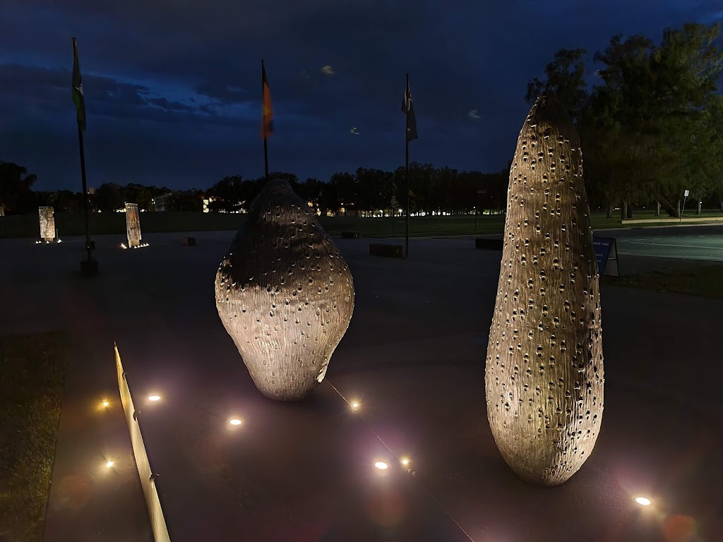 Kwiith, Man and Woman Yam - Reconciliation Place Artwork |  | 25 Parkes Pl W, Parkes ACT 2600, Australia | 0262722902 OR +61 2 6272 2902