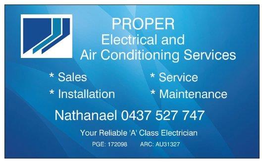 Proper Electrical and Air Conditioning Services | electrician | 36 Osprey Parade, Hewett SA 5118, Australia | 0437527747 OR +61 437 527 747
