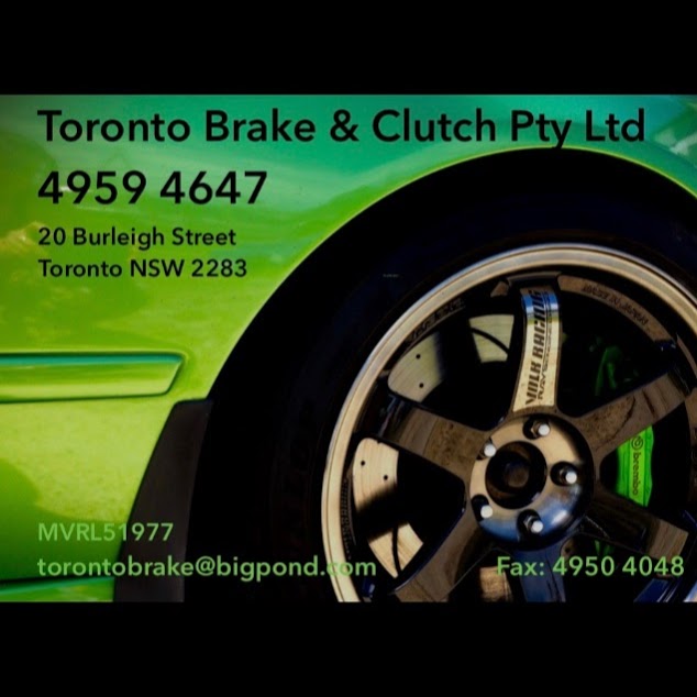 Toronto Brake and Clutch Pty Ltd | car repair | 20 Burleigh St, Toronto NSW 2283, Australia | 0249594647 OR +61 2 4959 4647