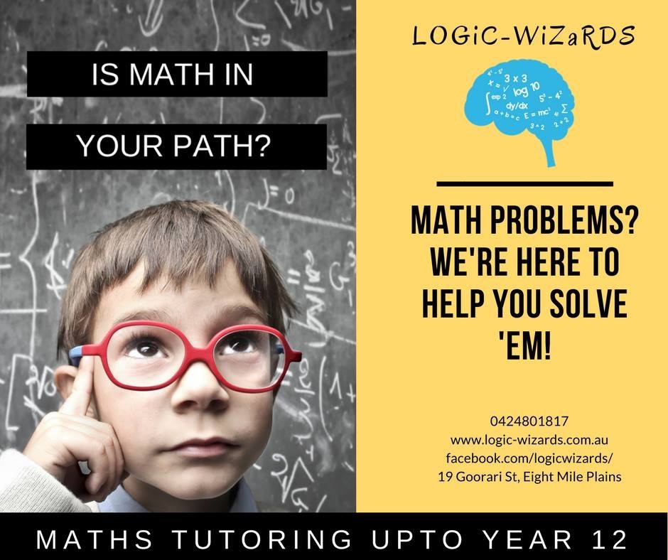 Logic-Wizards Maths Tutoring | 19 Goorari St, Eight Mile Plains QLD 4113, Australia | Phone: 0452 486 646