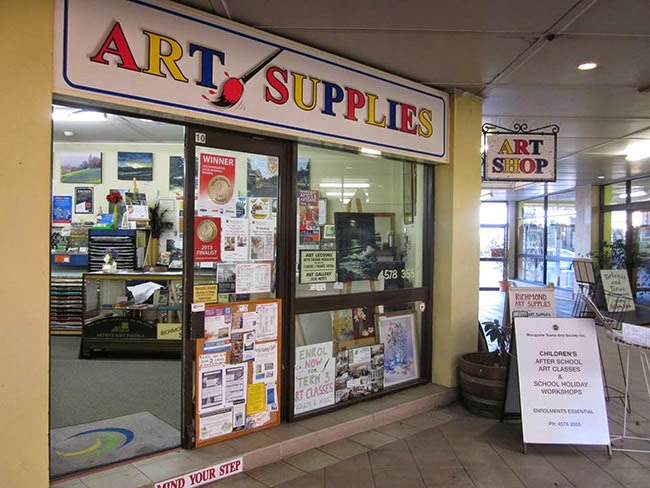 Richmond Art Supplies | art gallery | Shop 1/328 Windsor St, Richmond NSW 2753, Australia | 0245783555 OR +61 2 4578 3555