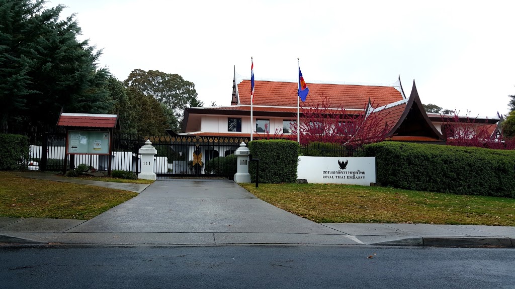 Royal Thai Embassy | embassy | 111 Empire Circuit, Yarralumla ACT 2600, Australia | 0262060100 OR +61 2 6206 0100