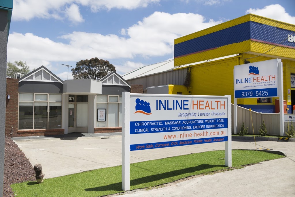 Inline health Essendon | 979 Mt Alexander Rd, Essendon VIC 3040, Australia | Phone: (03) 9379 5425