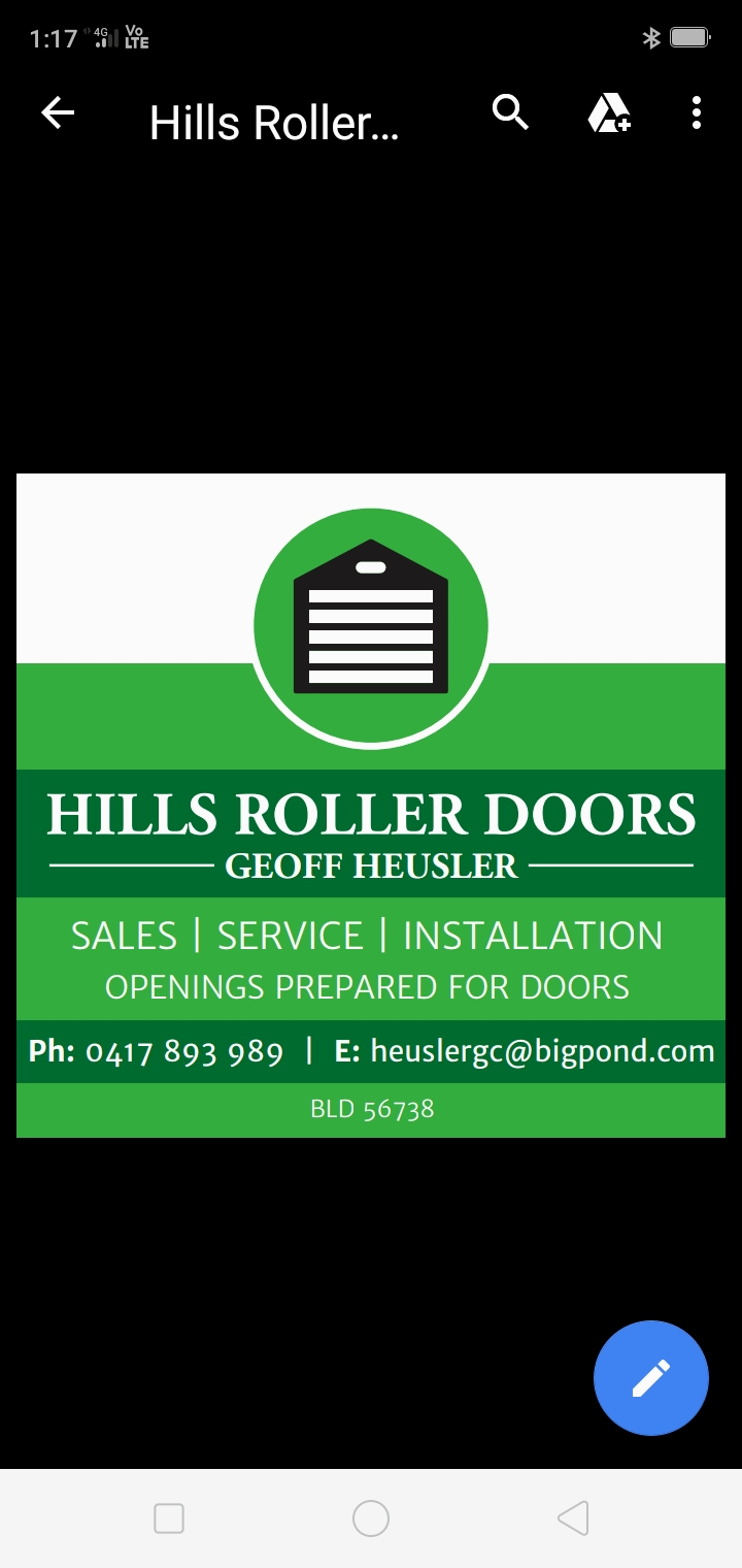 Hills roller doors |  | 15 Cummins Dr, Summertown SA 5142, Australia | 0417893989 OR +61 417 893 989