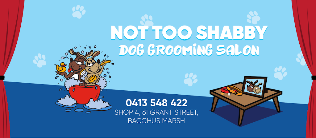 Not Too Shabby Dog Grooming | 45 Bull Mallee Rd, Long Forest VIC 3340, Australia | Phone: 0413 548 422