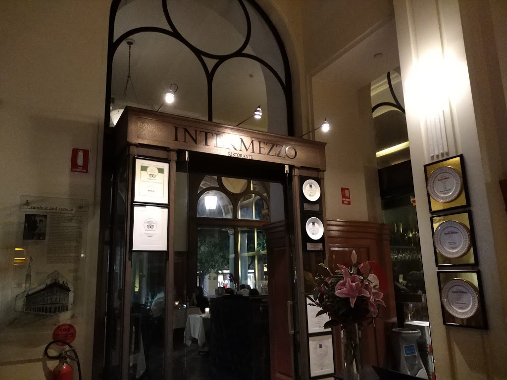 Intermezzo Italian Restaurant | Ground Floor Sydney GPO Building, 1, Martin Pl, Sydney NSW 2000, Australia | Phone: (02) 9229 7788