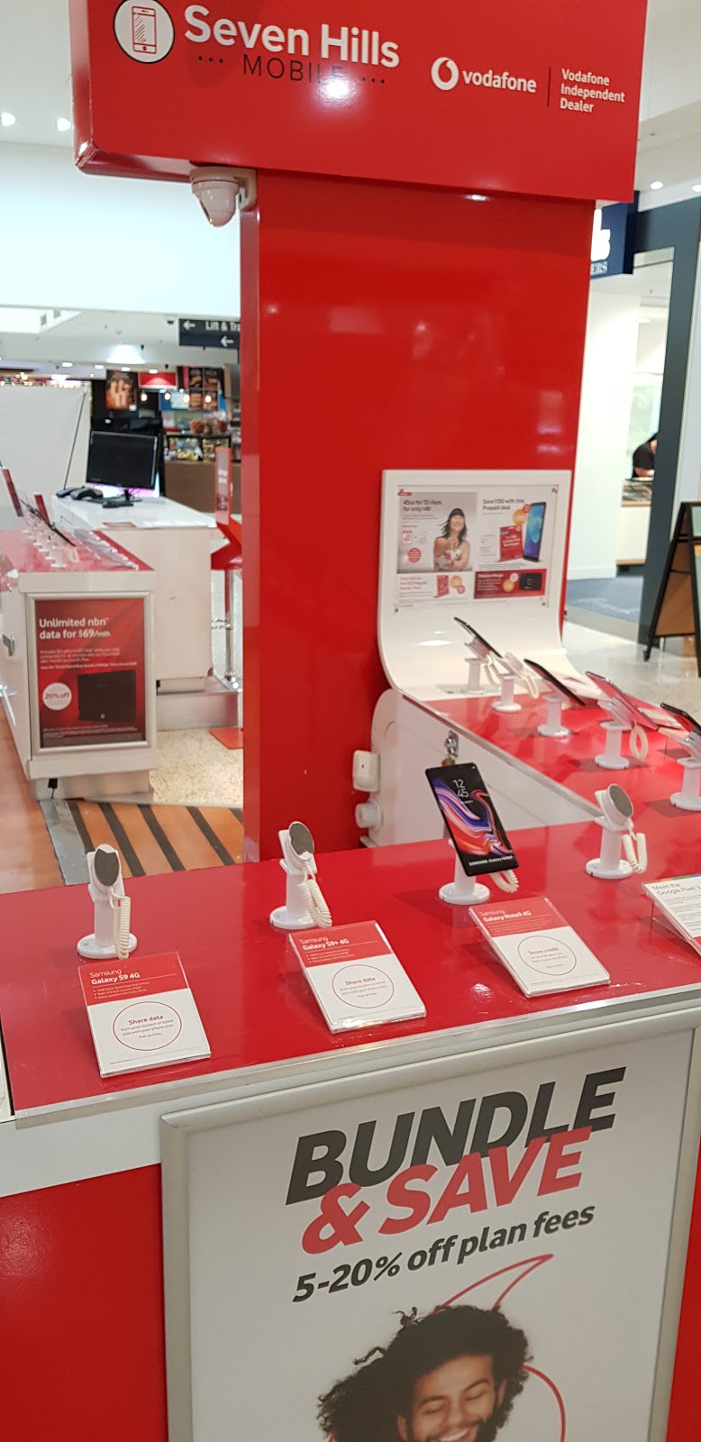 Vodafone | electronics store | Kiosk 2 Prospect Hwy, Seven Hills NSW 2147, Australia | 0296211144 OR +61 2 9621 1144