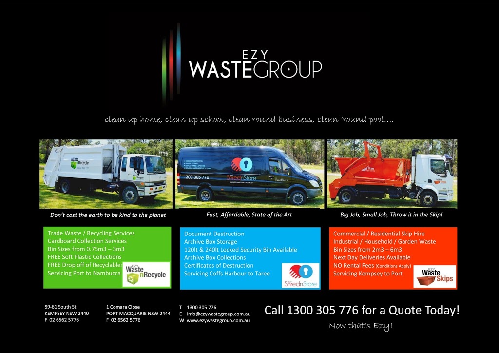 Ezy Waste Skips | storage | 59-61 Faulkner St, South Kempsey NSW 2440, Australia | 1300305776 OR +61 1300 305 776