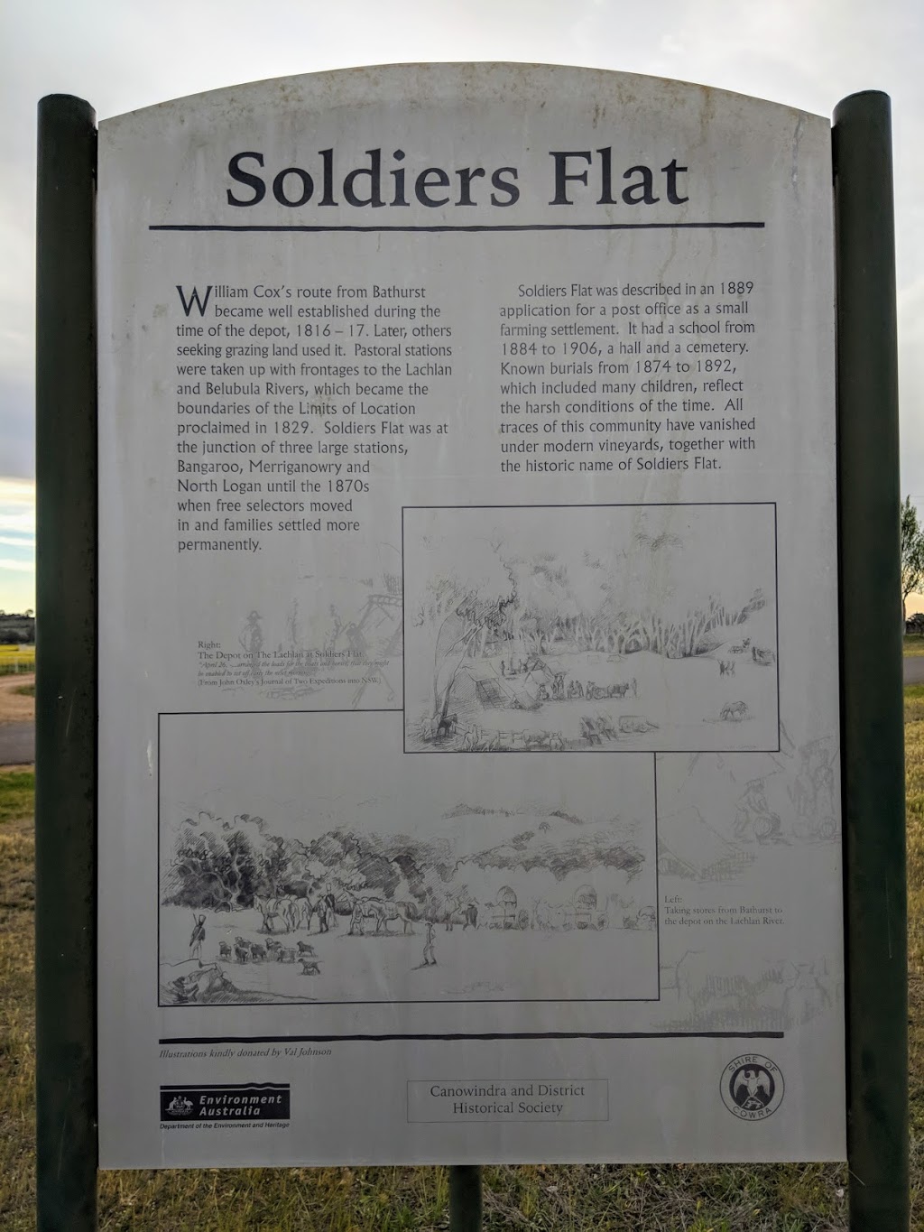 Soldiers Flat monument and cemetry site | museum | 385 Windowrie Rd, Canowindra NSW 2804, Australia