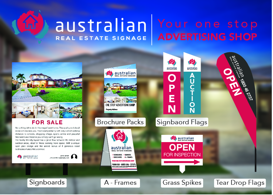 Australian Real Estate Signage "Your ONE Stop Advertising Shop" | store | 5/72-74 Oranage Grove Rd, Liverpool NSW 2170, Australia | 1800462737 OR +61 1800 462 737
