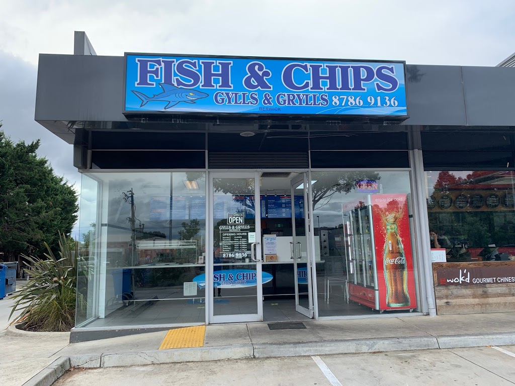 Gylls & Grylls Fish & Chippery Berwick | 1/240-246 Clyde Rd, Berwick VIC 3806, Australia | Phone: (03) 8786 9136