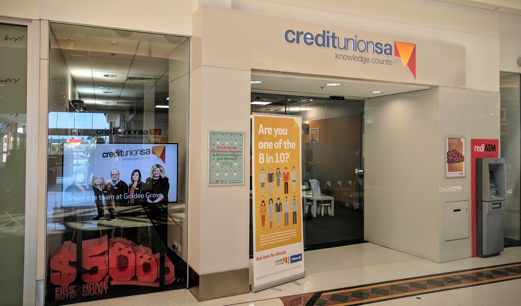 Credit Union SA | The Grove Shopping Centre, The Golden Way, Golden Grove SA 5125, Australia | Phone: (08) 8202 7777