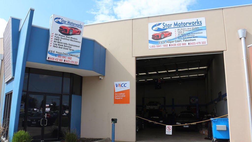 Star Motorworks | 4/6-8 Hogan Ct, Pakenham VIC 3810, Australia | Phone: (03) 5941 1602