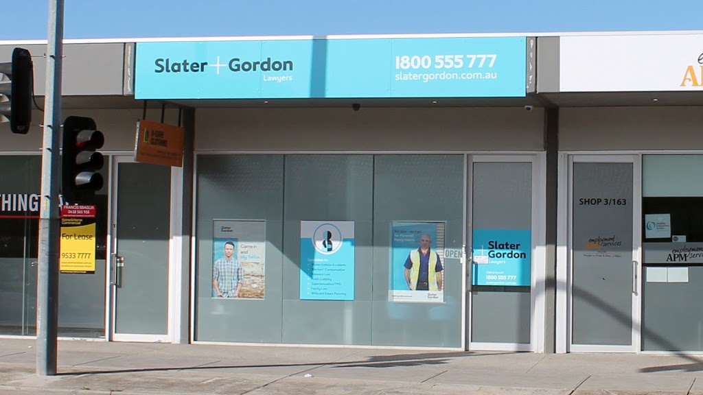 Slater and Gordon Lawyers | lawyer | 2/163 Main Rd W, St Albans VIC 3021, Australia | 1800555777 OR +61 1800 555 777