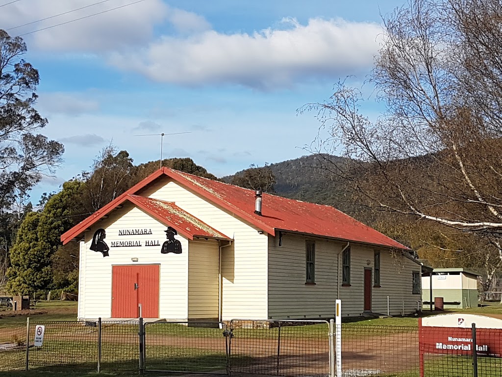 Nunamara Memorial Hall |  | 39459 Tasman Hwy, Nunamara TAS 7259, Australia | 0412526941 OR +61 412 526 941