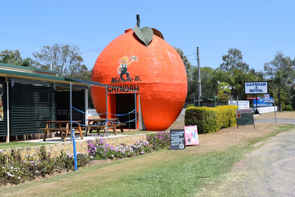 Gayndahs Big Orange | cafe | 3 Mick Lutvey Street, Gayndah QLD 4625, Australia | 0741611500 OR +61 7 4161 1500
