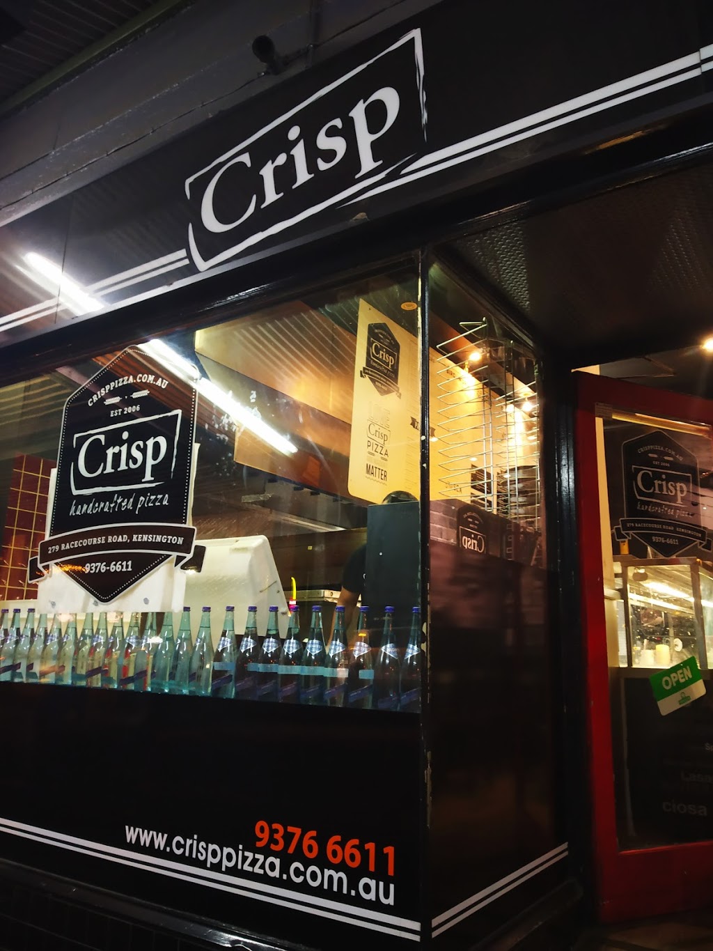 Crisp Pizza | 279 Racecourse Rd, Kensington VIC 3031, Australia | Phone: (03) 9376 6611