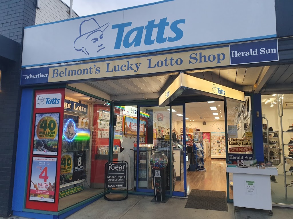Belmont Lucky Lotto | store | 168 High St, Belmont VIC 3216, Australia | 0352439414 OR +61 3 5243 9414