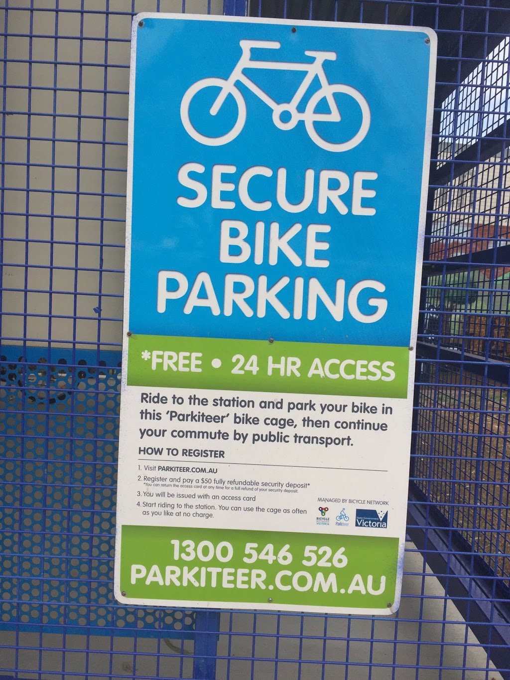 Secure Bike Parking | parking | 70 Watsonia Rd, Watsonia VIC 3087, Australia | 1300546526 OR +61 1300 546 526