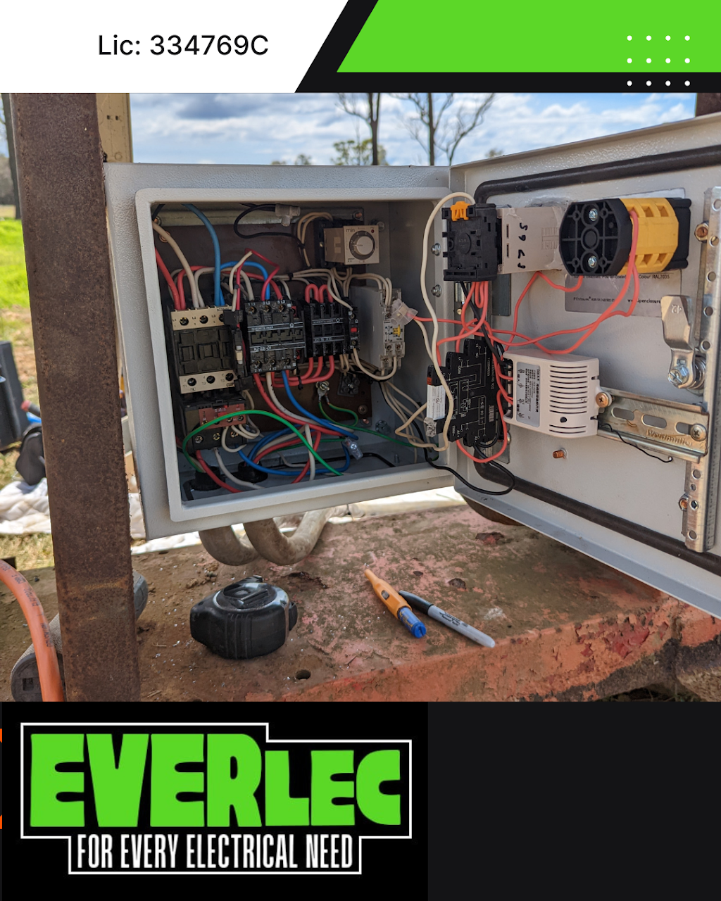 Everlec Electrical | 313 Carrington Rd, Londonderry NSW 2753, Australia | Phone: 0408 339 233