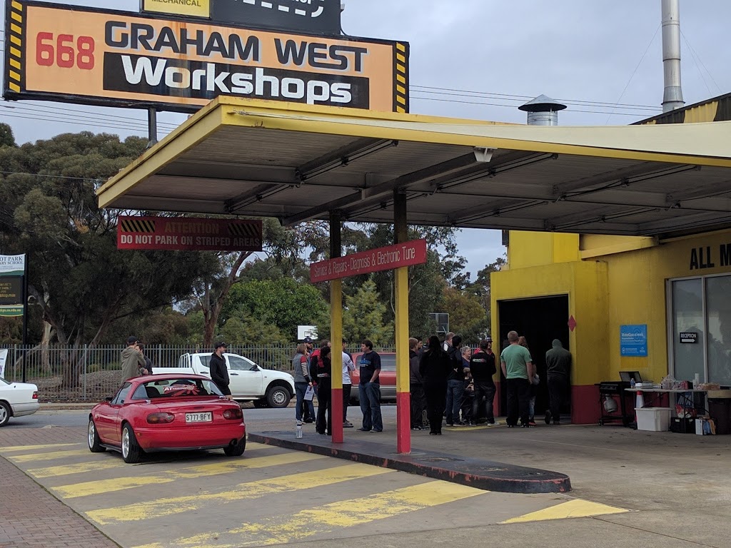 Graham West Workshops PTY Ltd. | car repair | 668 Marion Rd, Park Holme SA 5043, Australia | 0882775688 OR +61 8 8277 5688