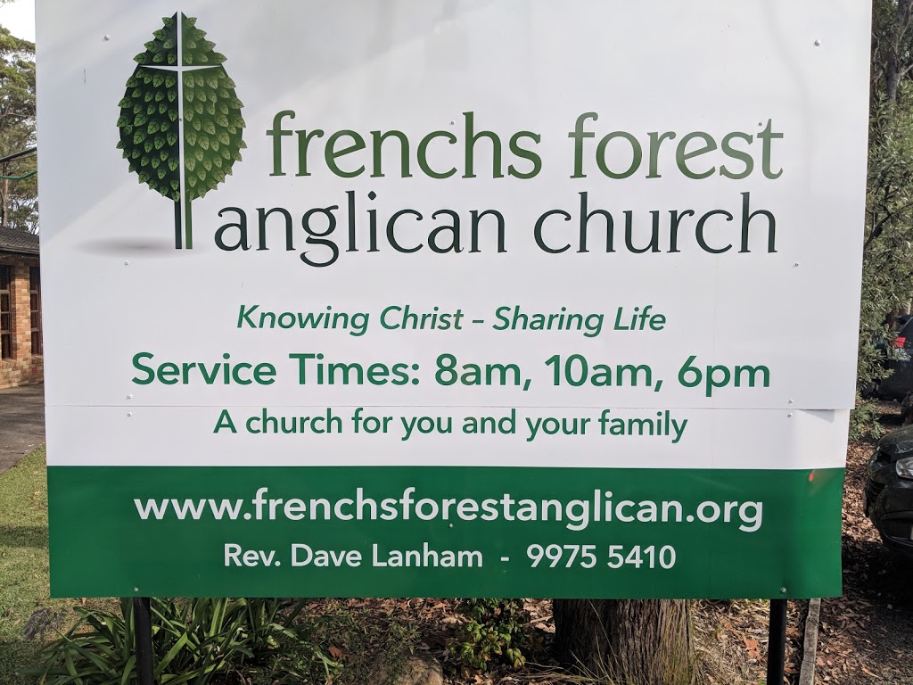 Frenchs Forest Anglican Church | church | 67 Bantry Bay Rd, Frenchs Forest NSW 2086, Australia | 0299755410 OR +61 2 9975 5410