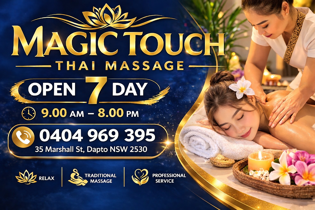 Magic Touch Thai Massage (Dapto) | 35 Marshall St, Dapto NSW 2530, Australia | Phone: 0404 969 395