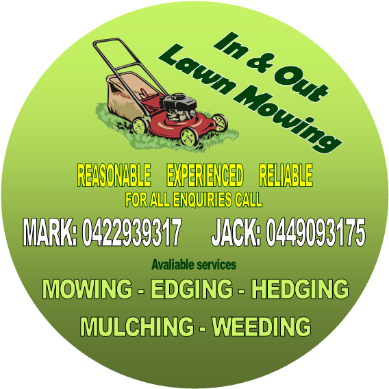 In and Out Mowing | general contractor | 10 Annie Spence Cl, Emu Heights NSW 2750, Australia | 0422939317 OR +61 422 939 317