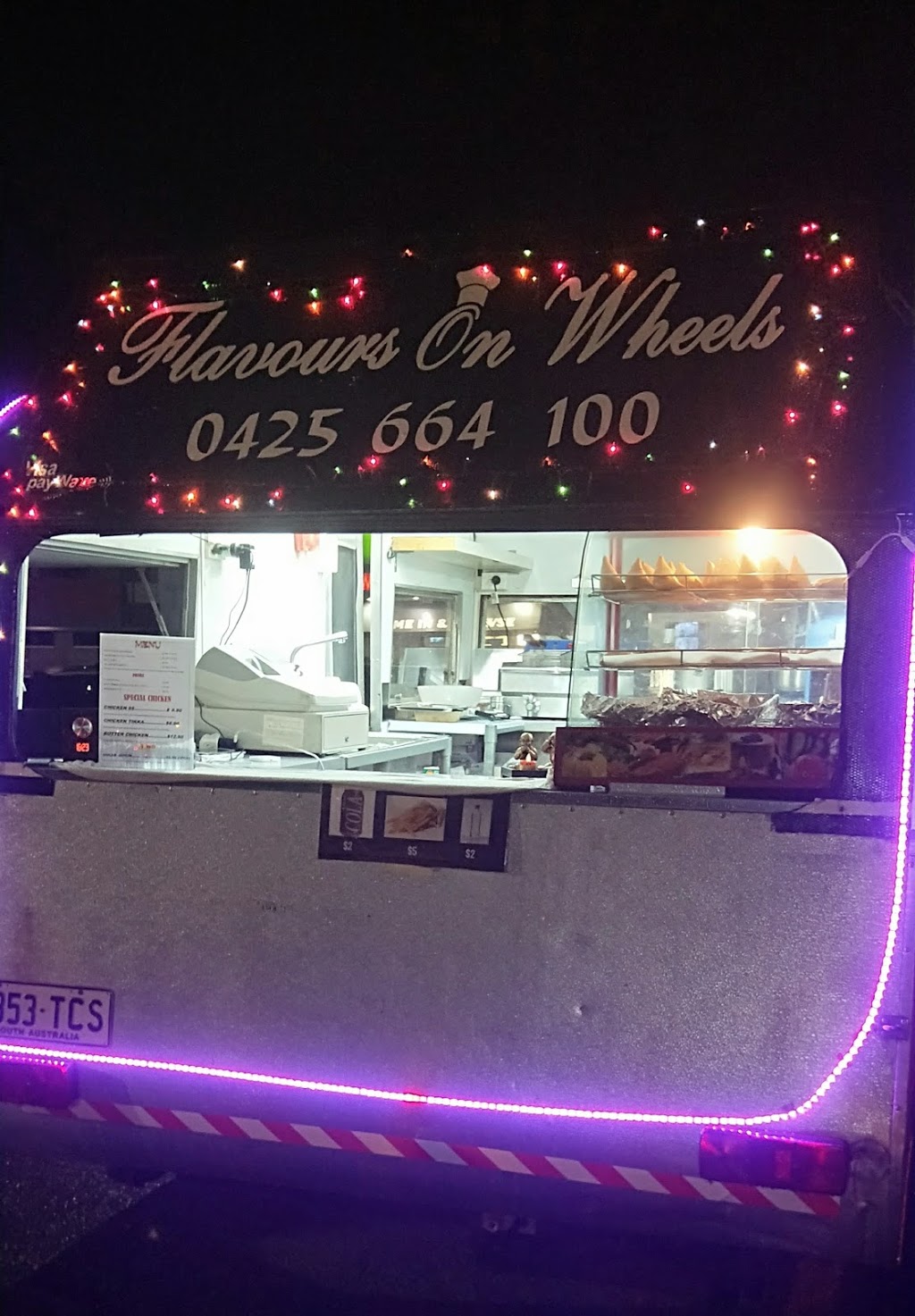 FLAVOURS ON WHEELS | meal takeaway | 668 Marion Rd, Park Holme SA 5043, Australia | 0425664100 OR +61 425 664 100