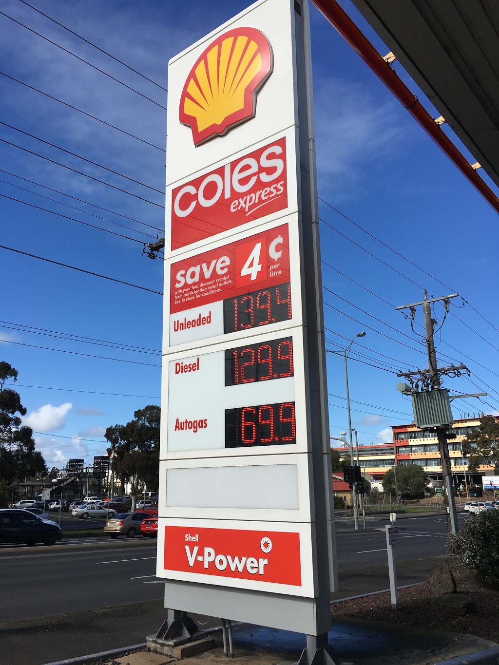 Shell Coles Express Latrobe Terrace | gas station | 202-210 Latrobe Terrace, Geelong West VIC 3218, Australia | 0390751426 OR +61 3 9075 1426
