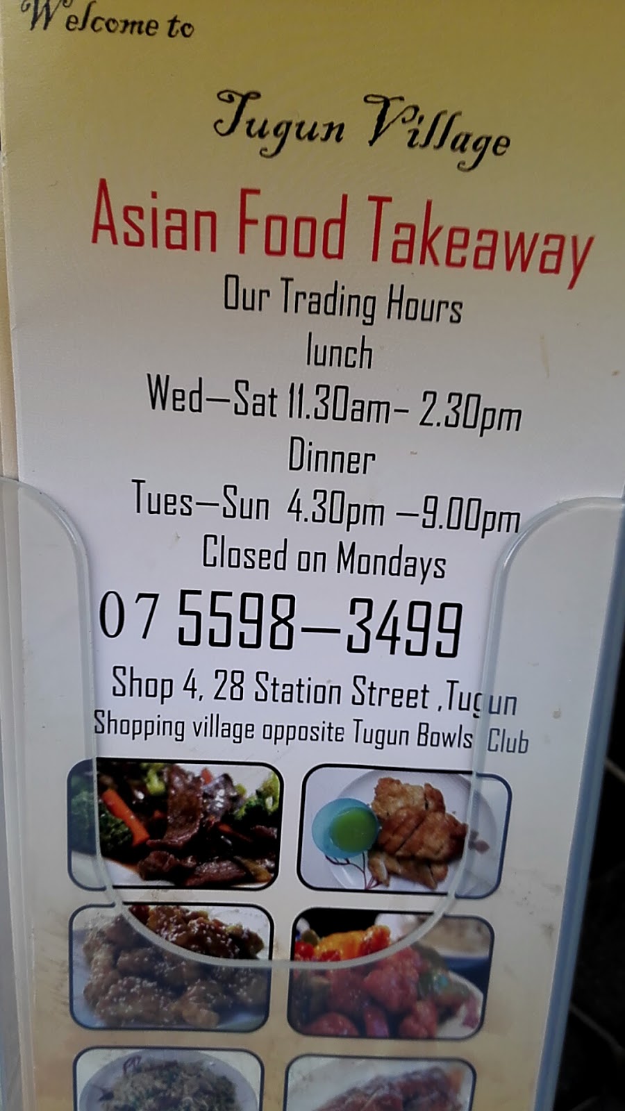 Tugun Village Asian Food Takeaway | meal delivery | 4/28 Station St, Tugun QLD 4224, Australia | 0755983499 OR +61 7 5598 3499