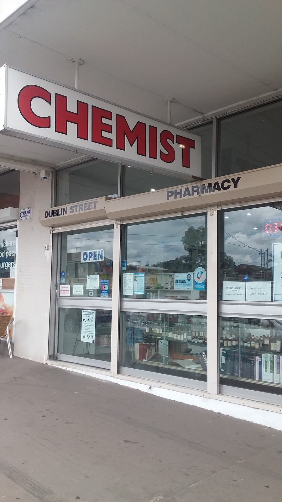 Dublin Street Pharmacy | pharmacy | 54 Dublin St, Smithfield NSW 2164, Australia | 0296045252 OR +61 2 9604 5252