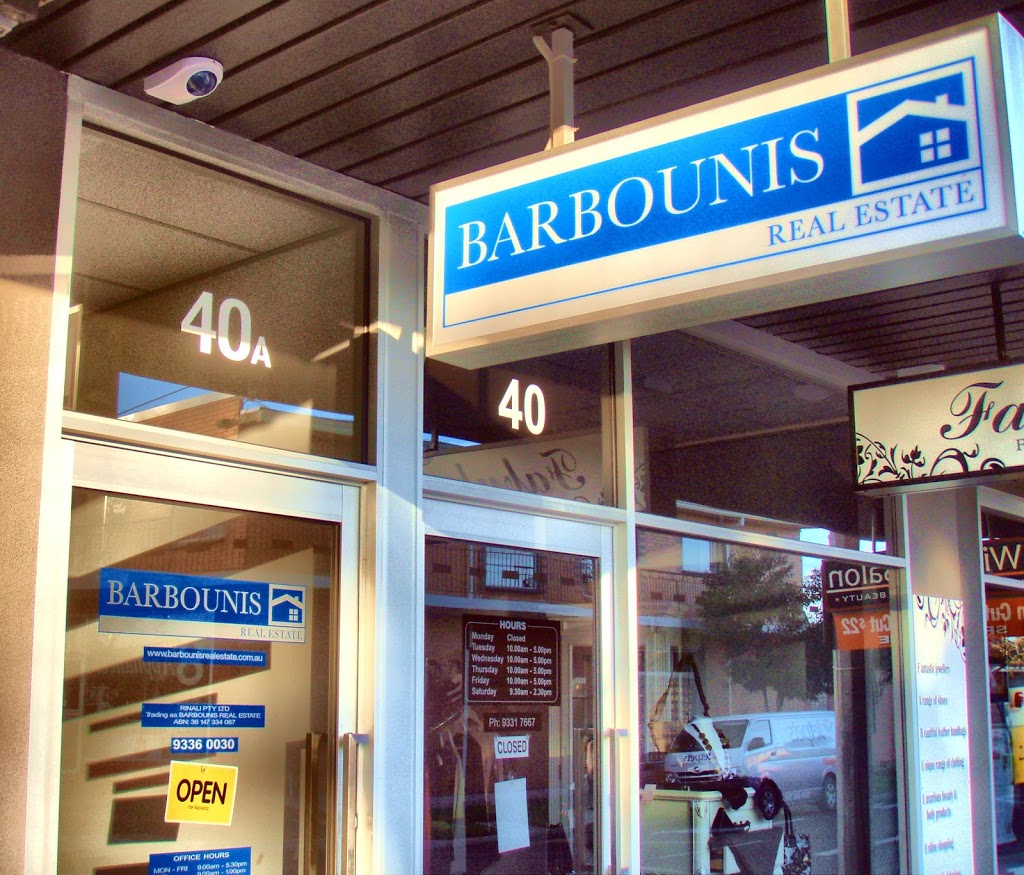 Barbounis Real Estate | 40A Wingara Ave, Keilor East VIC 3033, Australia | Phone: (03) 9336 0030