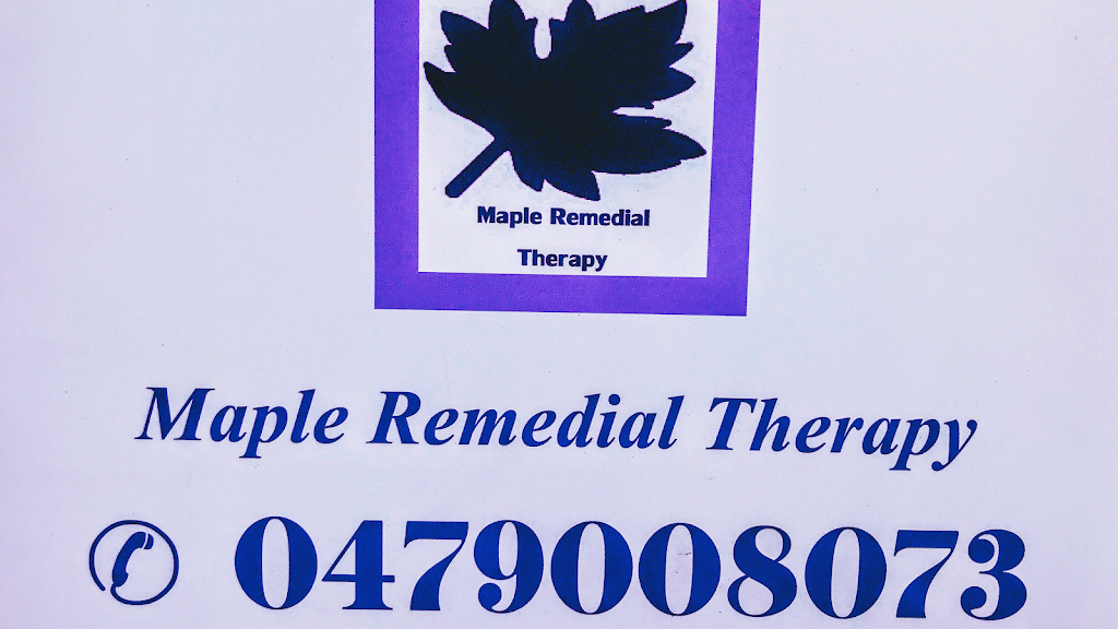 Maple Remedial Therapy | 7 Wilson Ct, Capalaba QLD 4157, Australia | Phone: 0479 008 073