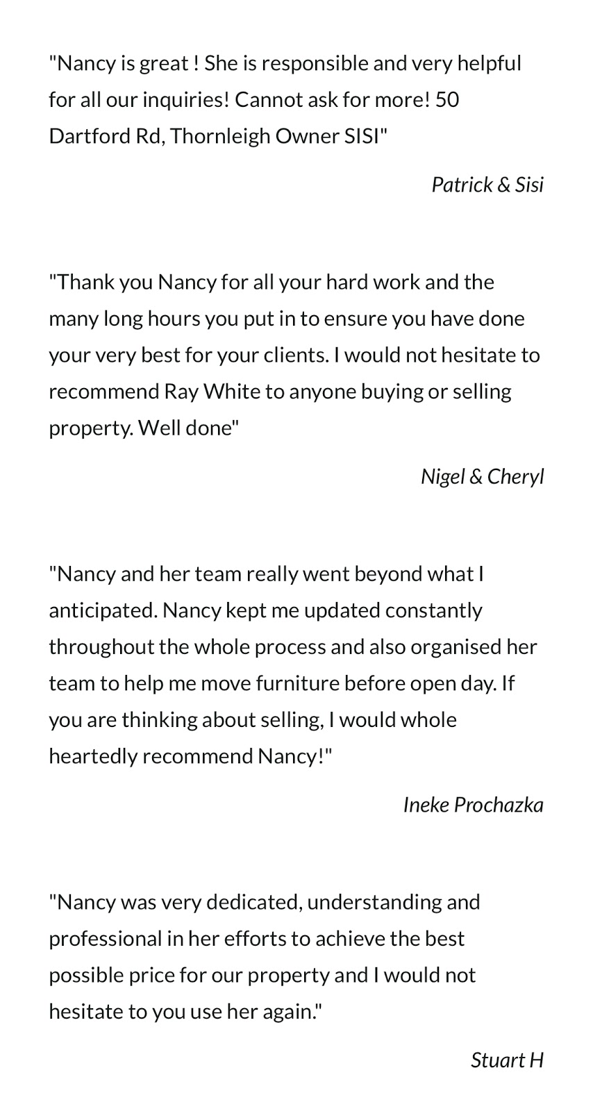 Excellent real estate agent Nancy Zhang |  | Carlingford Rd, Carlingford NSW 2118, Australia | 0424066738 OR +61 424 066 738