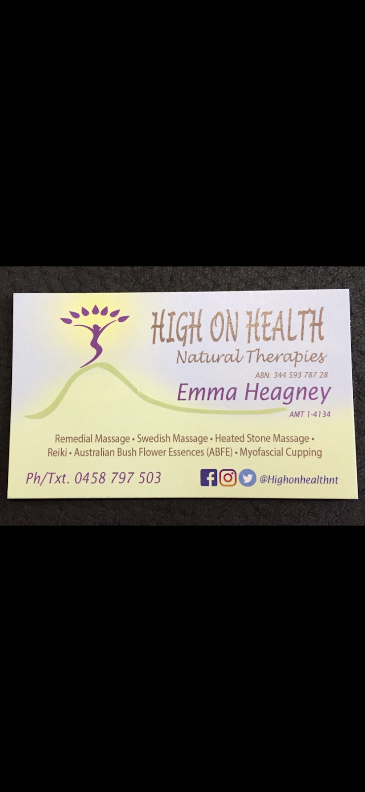 High On Health Natural Therapies | Pearson St, Guyra NSW 2365, Australia | Phone: 0458 797 503