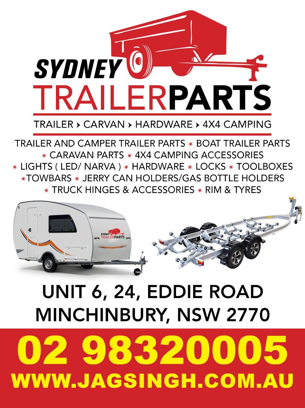 Sydney Trailer Parts | car repair | 6/24 Eddie Rd, Minchinbury NSW 2770, Australia | 0298320005 OR +61 2 9832 0005