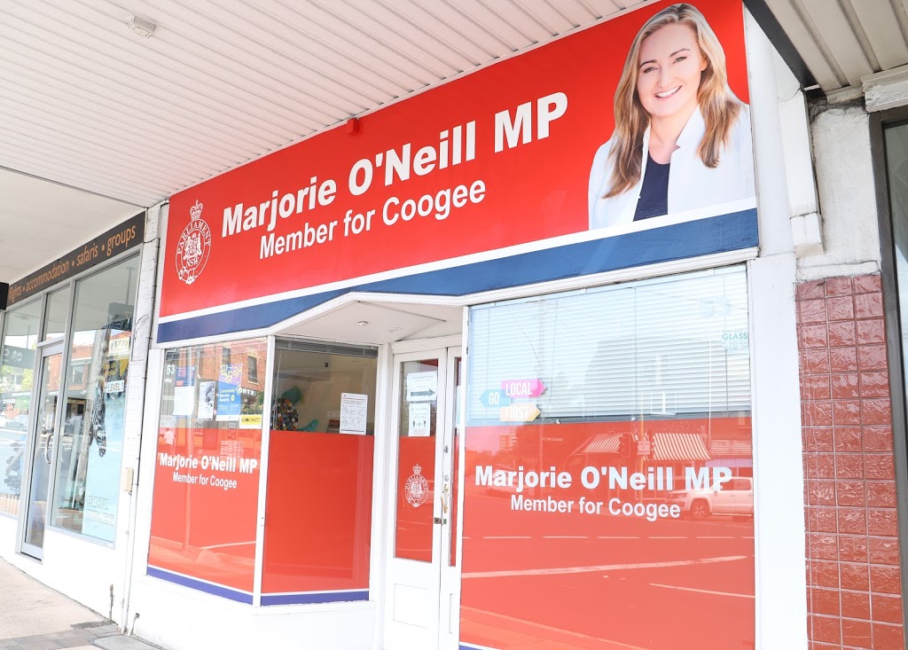 Dr Marjorie ONeill MP - Member for Coogee | local government office | Unit 15/53-55B Frenchmans Rd, Randwick NSW 2034, Australia | 0293981822 OR +61 2 9398 1822