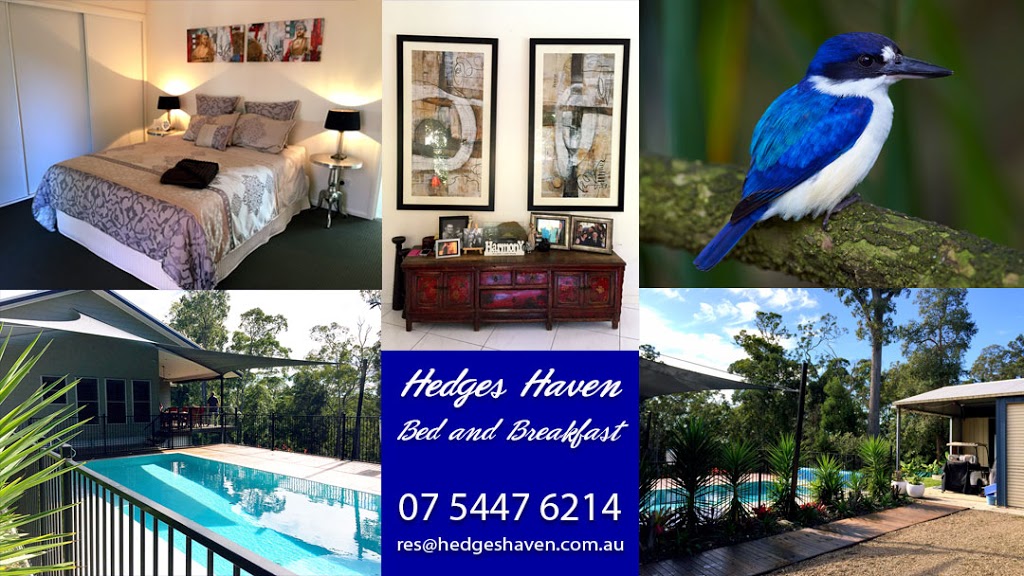 Hedges Haven Bed and Breakfast | 16 Forest Acres Dr, Lake MacDonald QLD 4563, Australia | Phone: (07) 5447 6214